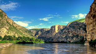 Canyon in Zentral-Angola