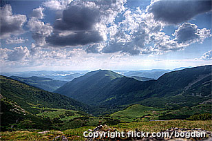 Landschaft bei Ineu/Provinz Arpad