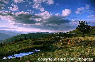 Landschaft in Transsylvanien